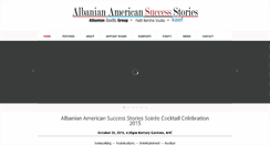 Desktop Screenshot of albaniansuccessstories.com